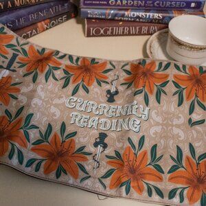 Bookish Box Currently Reading Fabric Dust Jacket